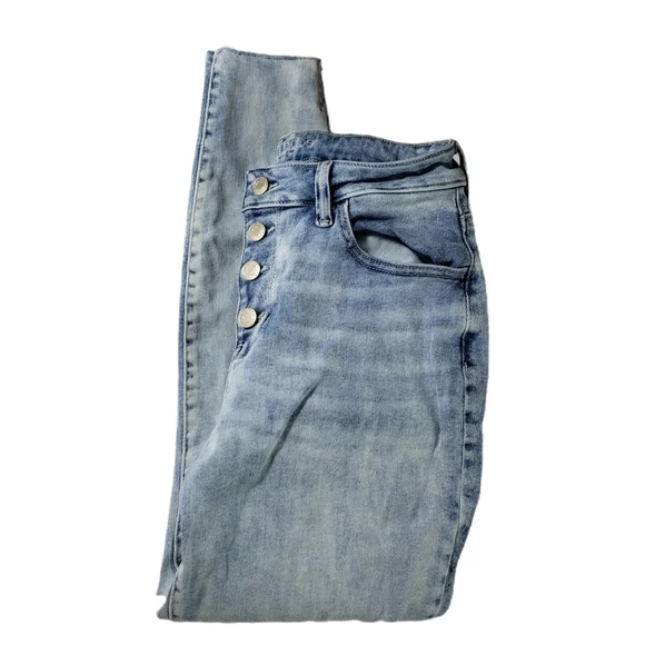 Maurice’s Womens Size M Ultra High Rise Button Fly Stretch Jeans - Picture 2 of 7